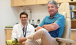 Hugh Royer and Dr. Evan Graboyes